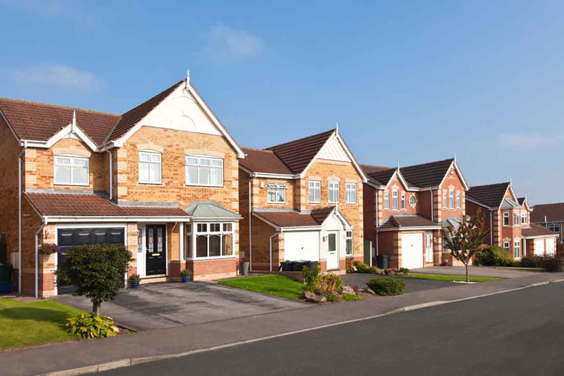 Taylor Wimpey Logistics Selects Sage X3 - Row of new built houses