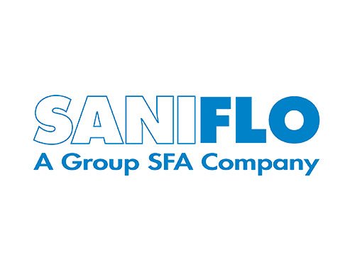 SFA and Saniflo partner with Inixion - Saniflo logo in blue