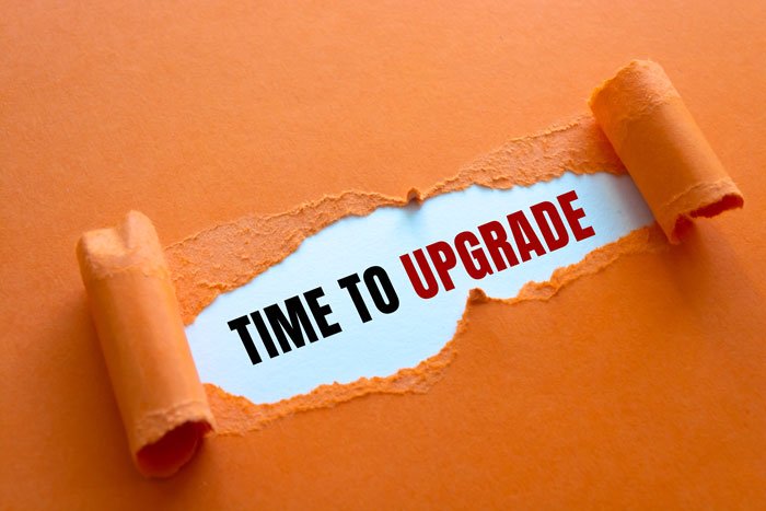 Upgrade to Sage X3 - Time to upgrade on an orange background