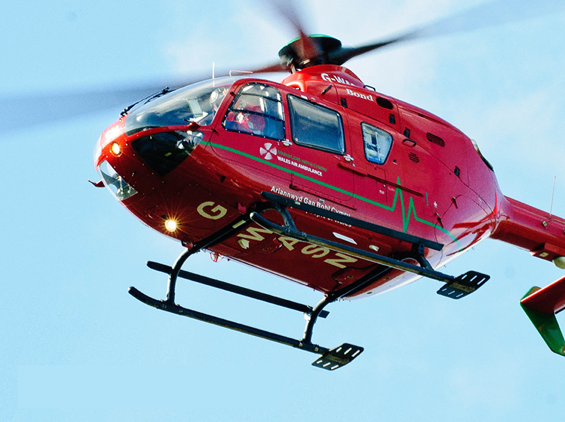 Helicopter representing ERP System deployed for mission critical helicopter support Helicopter representing ERP System deployed for mission critical helicopter support