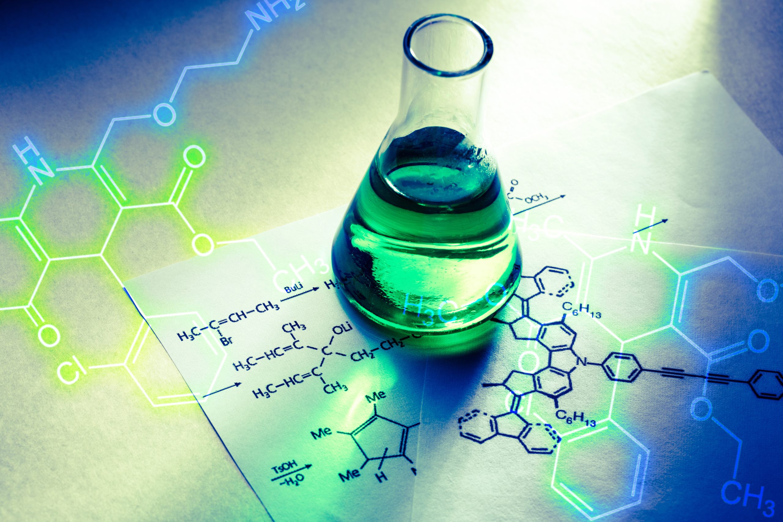 shutterstock_598653854 Chemical formula representing enterprise resource system
