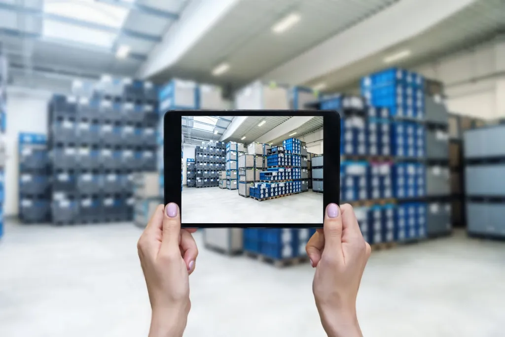 Handheld device depicting enterprise resource system