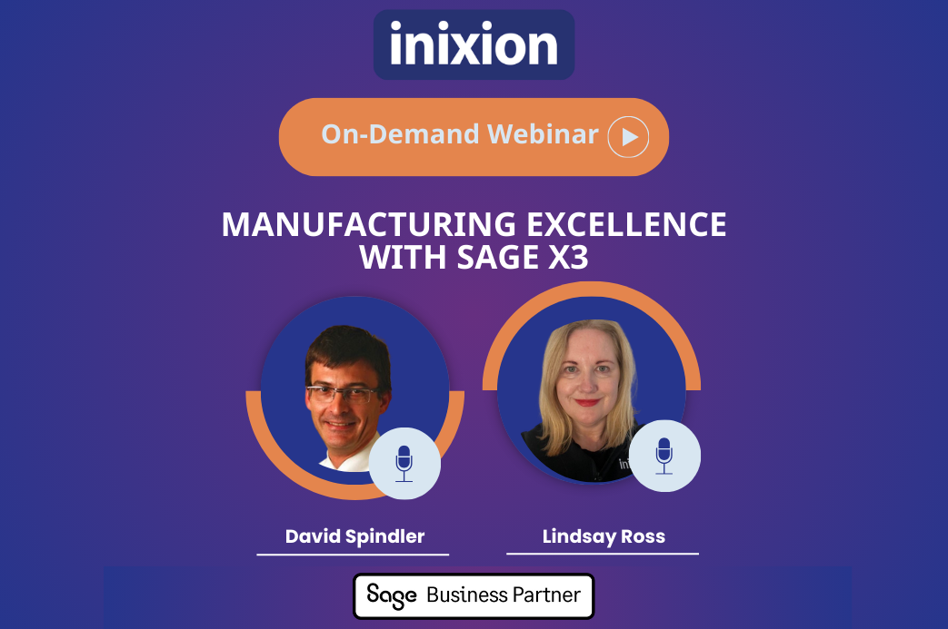 Image of Manufacturing event webinar on a purple background