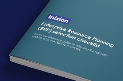 ERP selection checklist guide - teal