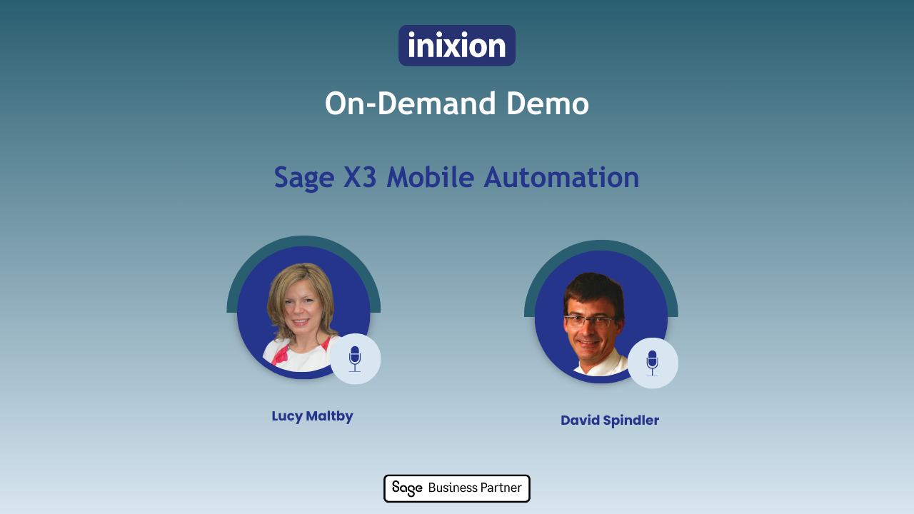 sage x3 mobile automation