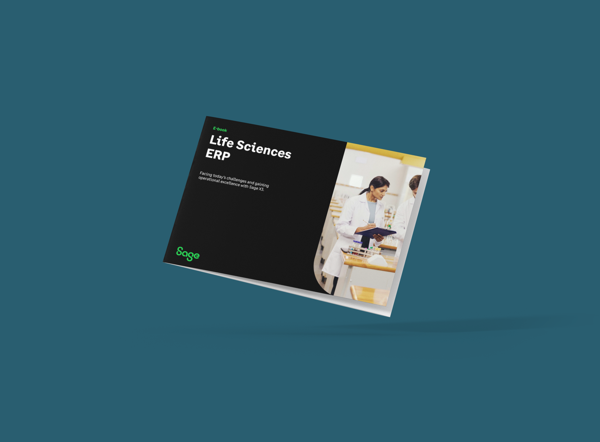 Image of Sage X3 Life Sciences ERP brochure