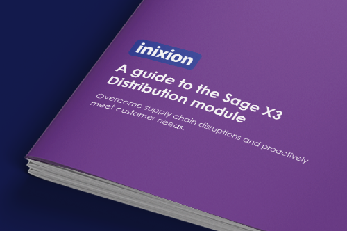 Sage X3 Distribution ERP Module Guide