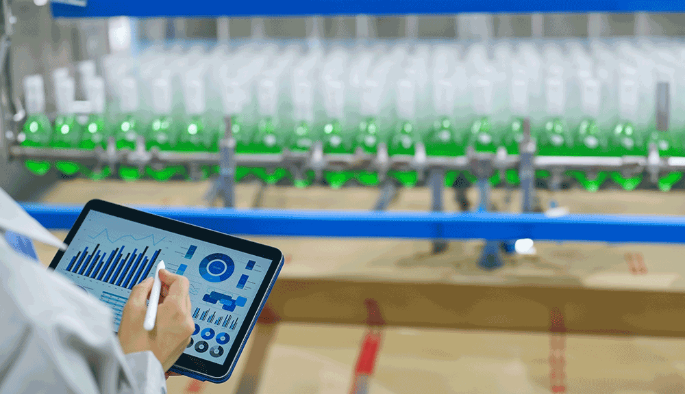 Sage X3 ERP reviews - image of beverage manufacturing line
