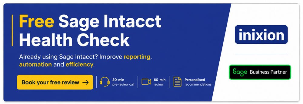 Sage intacct health check