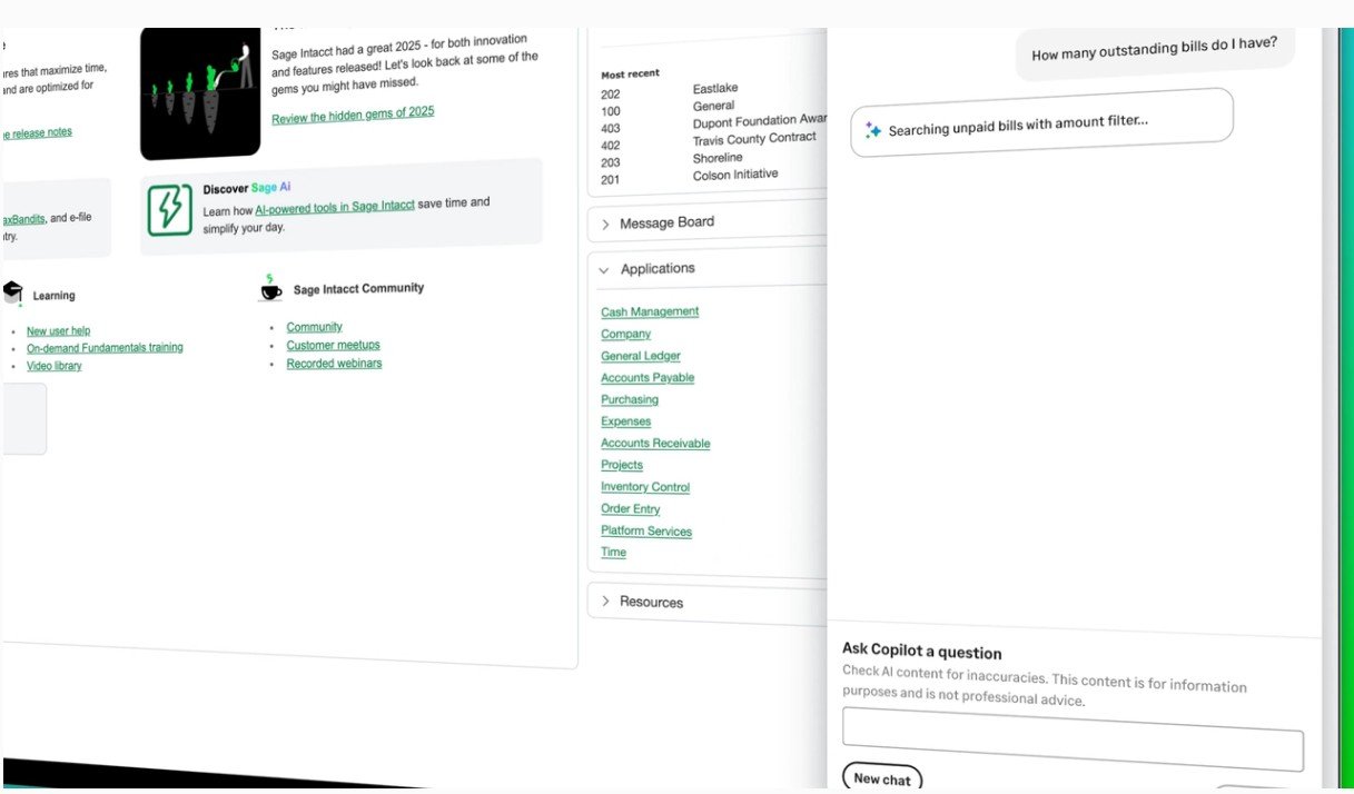 intacct AI 1 sage intacct AI capabilities