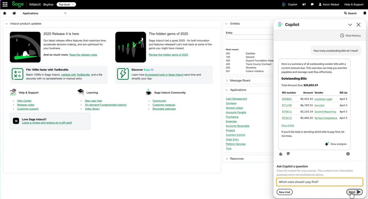 intacct AI 2 sage intacct AI capabilities