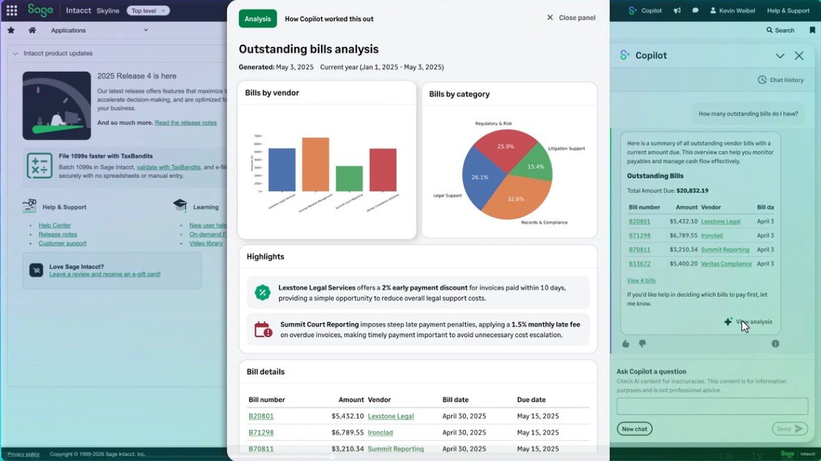 intacct AI 3 sage intacct AI capabilities