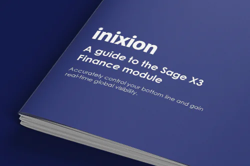 Sage X3 Finance Guide