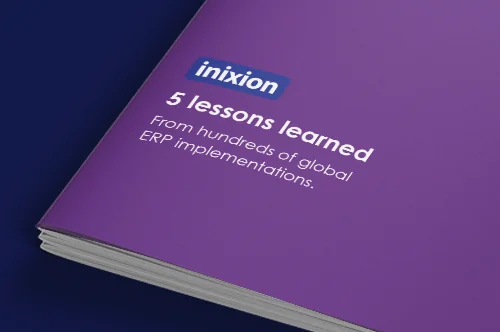 Guide - 5 lessons learned from ERP implementations - thumbnail