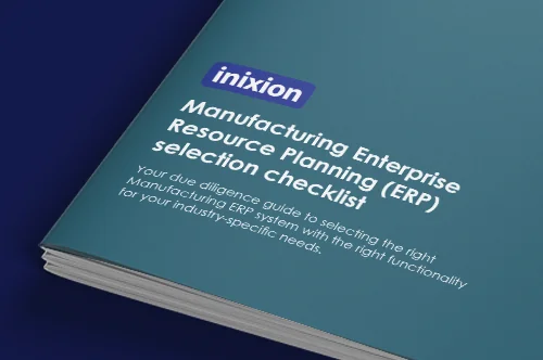 Manufacturing ERP Checklist Guide