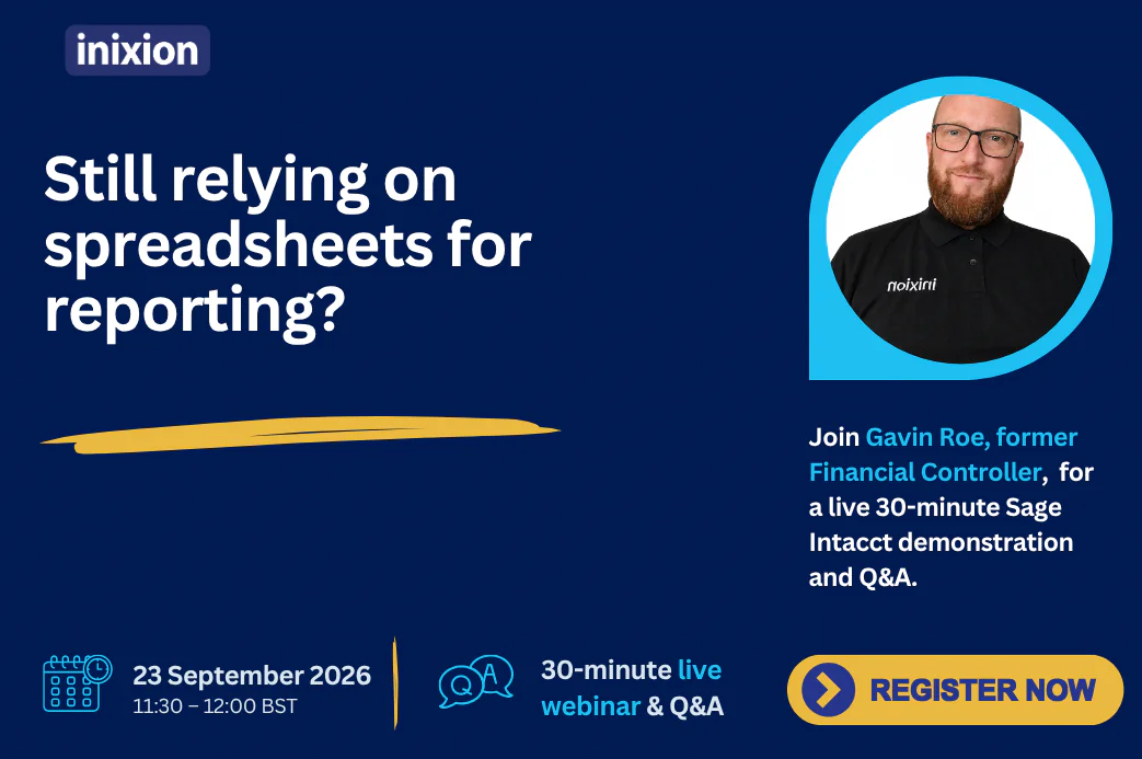 Copy of intacct reporting webinar – gavin spreadsheets version sage intacct reporting webinar - inixion